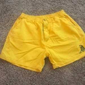 Chubbies yellow shorts large